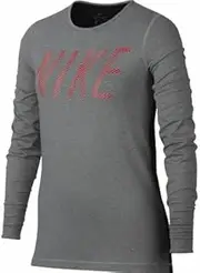 [Nike] Girls PRO Warm DRI-FIT Long Sleeve Running TOP AQ6305-063 Grey (XL)