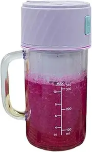 Portable Blender for Shakes, Rechargeable Blender Portable Juicer Cup, Women Men Food Processing Blending Machine with Straw for Home, Picnic, Camping, Kitchen