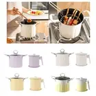 Deep Frying Pot Practical Oil Fryer Cooking Pot for Chips Baking Cooking