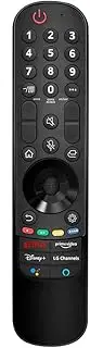 Universal IR Remote Control for LG Smart TVs: AN-MR21GA/AN-MR21GC Series - Netflix, Prime Video, and Disney+ Buttons,2021 OLED QNED Mini-LED NanoCell UHD Series No Voice or Magic Features…