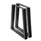 Artiss 2x Coffee Dining Table Legs Industrial Vintage Bench Metal Trapezoid 71CM
