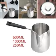 Milk Frothing Pitcher Jug Long Handle Milk Jug Espresso Latte Art Cup for