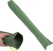 Fillable Outdoor Sand Bags - Garage Flood Protection Barriers, Thick Green Sand Bag | Flexible Flood Water Blockers, Protection Solutions for Outdoor