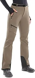 [Heathyoga] Women’s Snow Pants Waterproof Ski Pants for Women Snowboard Pants Women’s Hiking Pants Fleece Cargo Pants