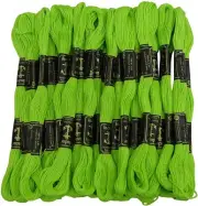 Anchor Stranded Cotton Thread for Cross Stitch/ Embroidery Color- Green 2845