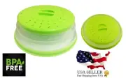 Silicone Folding Collapsible Microwave Cover Splatter Screen Pop Up BPA Free