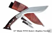 12" Blade WWI Historical Gurkha Kukri knife,Kukris,Khukri,Khukuris,GK&CO.Kukri
