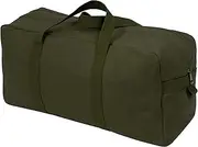 [ROTHCO] Canvas Tanker Style Tool Bag, 19” x 9” x 6”, Olive Drab