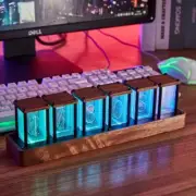 Colorful LED Digital Table Clock | USB Powered Alarm Clock | Large Display