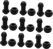 Motorcycle Brake Bleeder Caps Set 10 PCS Automotive Brake Bleed Cap for Cars Bikes Durable Rubber Cover for Easy Installation
