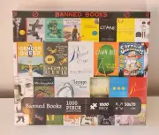 Banned Books Book Covers 1000 Piece Jigsaw Puzzle New Sealed