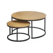 Cooper & Co. Nesting Sonoma Coffee Tables Natural Set Of 2