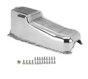 SBC Vortec Polished Alloy Engine Oil Sump Suit 1985-UP SBC 350ci , 383Ci