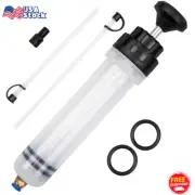 200CC Fluid Extractor Pump Oil Change Syringe with Hose Manual Fluid Extractor