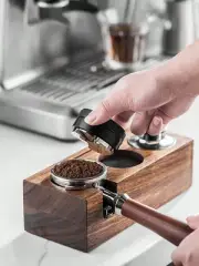Pornhint.com Wood Coffee Tamper Holder Wooden Espresso Tamper Stand Tamper Stati