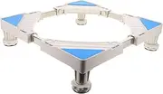 ANDRESLAD Washing Machine Base Heavy Duty Elevated Stand with Integrated Shelf for Convenient Storage Adjustable Height for Easy Loading Stable Leg Design for Washers and Dryers