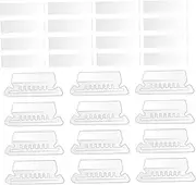 NAMOARLY Document Organizer Folio Set PVC File Folders Tabs Inserts Office Storage Accessories Compact Multiple Names Hotel Folder Organizer