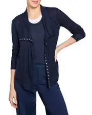 Nic+Zoe Gauzy Snap Front Cardigan