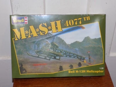 Vintage 1994 MASH Bell H-13H Helicopter Model Sealed by Revell