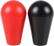 2X Arcade American Type Ellipse Oval Ball Head Joystick Top Handles for Pac Man