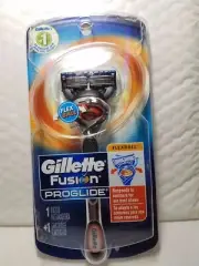 GILLETTE FUSION PROGLIDE FLEX BALL 1 RAZOR + 1 CARTRIDGE PRECISION TRIMMER