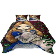 Alice and the Pig Coverlet