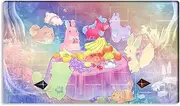 Mlikemat New Playmat Melffy Table TCG OCG CCG Trading Card Game Mat Mouse Pad with Zones + Bag (Z0014-956-A)
