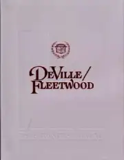 1988 Cadillac Deville Fleetwood Owners Manual User Guide Operator Book Fuses OEM (for: Cadillac)