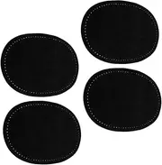 CIMAXIC Sew Elbow Patches for Jeans 2 Pack Decorative Reinforcing Patches Elastic Oval Shape Fabric for Repair