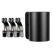 Black Aluminum Replace Folding Clamp With 3 Lock For Kaabo Mantis 10 E-Scooter