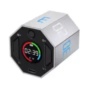 Digital Cube Timer Square Study Kitchen Eight-sided Visual Magnetic Timer Alarm