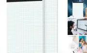 Graph Paper Pad 8.5 x 11, 2 Pack, 4x4 Graph Ruled, Grid Paper Pad 8-1/2" x