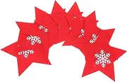 LABRIMP Elegant 8 Piece Christmas Tableware Cover Set Cutlery Pouch for Parties