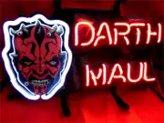 Darth Maul Decor Neon Sign Man Cave Lamp Room Gift Artwork Acrylic 17"