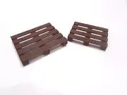 1/10 scale 2 brown plastic pallet rc crawler truck accessories axial rc4wd