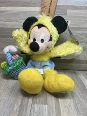 Vintage 2003 WALT DISNEY WORLD Soft Plush Mickey Mouse Chicken Costume Easter.