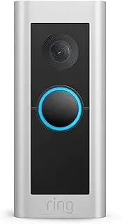 [Ring] Wired Video Doorbell Pro (Formerly Video Doorbell Pro 2) by Amazon | Doorbell camera, 1536p HD Video, Head to Toe Video, 3D Motion Detection, Wifi, hardwired
