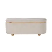 Sallie Storage Bench Aura Pecan