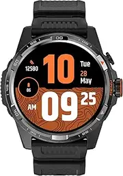 TicWatch Atlas Smartwatch for Men Android Wear OS Smart Watch Outdoor 90 Hrs Battery 110+ Workout Modes Fitness Tracker 5ATM GPS Compass Android Compatible Only