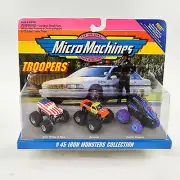 Micro Machines #45 Iron Monsters Collection Galoob 1993 RARE ERROR TROOPERS CARD