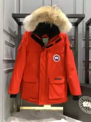 Size S-XXL Canada Goose Men's red down jacket free shipping