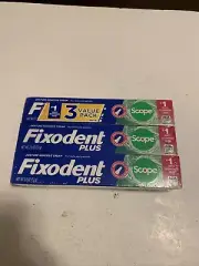 Fixodent Plus Scope Denture Adhesive, Precision Hold, 2 oz, 3 Pack