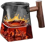 Glass Coffee Pot, 330ml Espresso Container with Handle, Glass Carafe Coffee Pot, Heat Insulating Coffee Maker, Snow Mountain Cup for Home, Travel, Camping Use