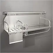 NZBZHHZGPL Kitchen Knife Holder Stainless Steel Hook Type Chopsticks Seasoning Rack Rack Hanging Kitchen Hanging Rack Wall mounted kitchen rack