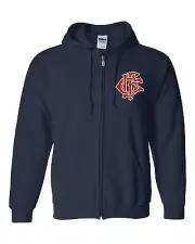 Chicago Fire Department Zip Hoodie With Embroidered CFD left chest As Seen On TV