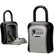 Outdoor Key Safe Lock Box Wall Mounted Password Storage with Key Code for Securi