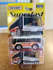 2006 Matchbox Superfast #60 City Bus in White and Orange