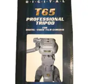 Rokinon T65 Professional Tripod Digital Video Film Camera Heavy Duty Titanium