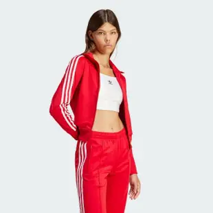 【adidas 愛迪達】外套 女款 運動外套 風衣外套 三葉草 亞規 FIREBIRD TT 紅 IR8079