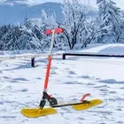 2x Snow Scooter Ski Sled Creative Toboggan Refit Boots Ski Sledge Board for Game